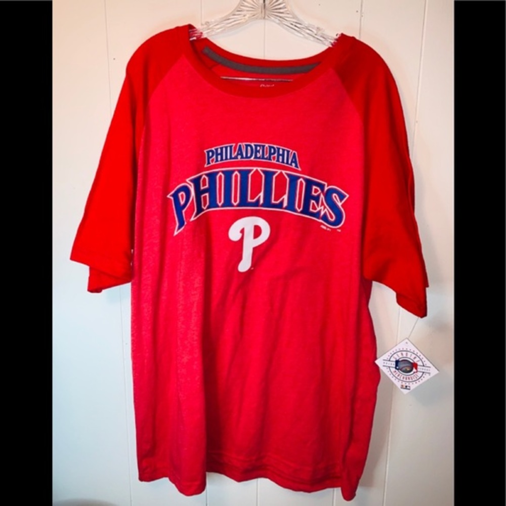 Philadelphia Phillies stitches red T-shirt XL - Picture 6 of 6